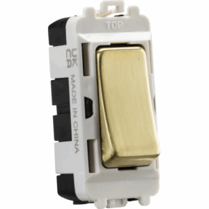 Knightsbridge Brushed Brass 20AX intermediate module
