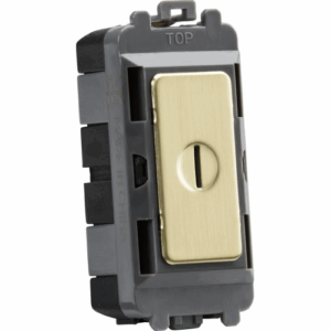 Knightsbridge Brushed Brass 20AX 2 way SP key module