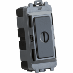 Knightsbridge Matt Black 20AX DP key module