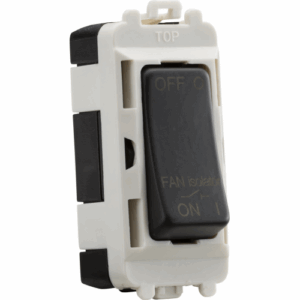Knightsbridge Anthracite 10A Fan Isolator Module