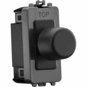 Knightsbridge Anthracite 6A 1G 2-way Dummy Dimmer Module