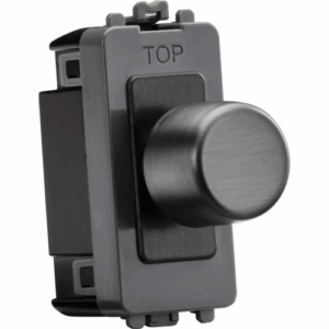 Knightsbridge Smoked Bronze 6A 1G 2-way Dummy Dimmer Module