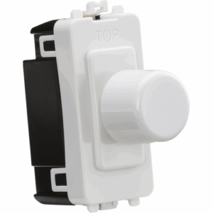 Knightsbridge White 6A 1G 2-way Dummy Dimmer Module
