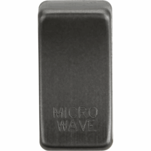Knightsbridge Smoked Bronze Switch cover marked MICROWAVE