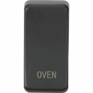 Knightsbridge Anthracite Switch cover marked OVEN