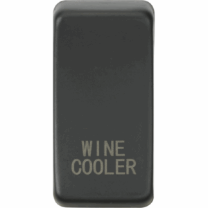 Knightsbridge Anthracite Switch cover marked WINE COOLER