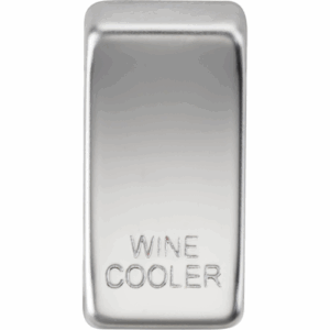 Knightsbridge Polished Chrome Switch cover marked WINE COOLER