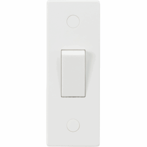 Knightsbridge White 10AX 1G 2-way Architrave Switch