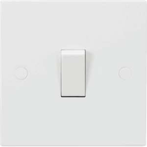 Knightsbridge White 10AX 1G 2-way Switch