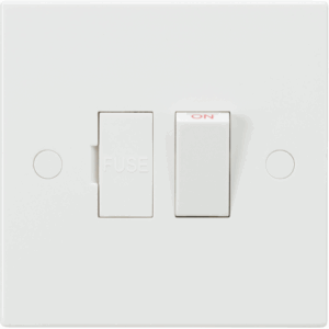 Knightsbridge White 13A Switched Fused Spur Unit