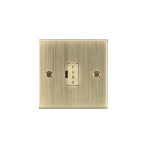 Knightsbridge Antique Brass 13A Fused Spur Unit