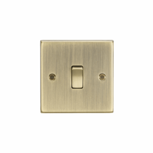 Knightsbridge Antique Brass 20A 1G DP Switch