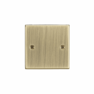 Knightsbridge Antique Brass 1G Blanking Plate