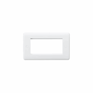 Knightsbridge White 4G Modular Faceplate