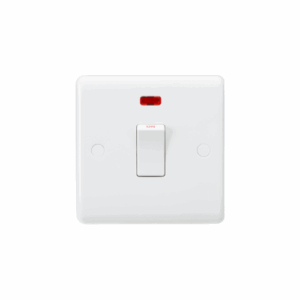 Knightsbridge White 20A DP Switch with Neon