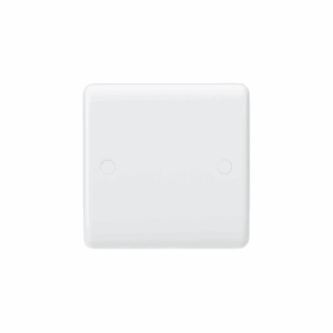 Knightsbridge White Curved Edge Curved Edge 1G Blanking Plate