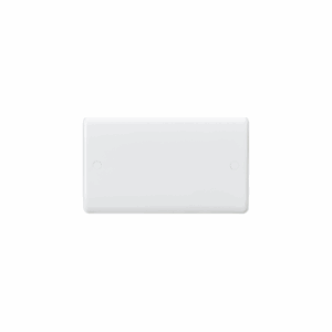 Knightsbridge White Curved Edge Curved Edge 2G Blanking Plate