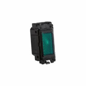 Knightsbridge White Grid Indicator Module Green