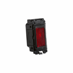 Knightsbridge White Grid Indicator Module Red
