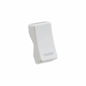 Knightsbridge White Rocker cover laser printed OVEN