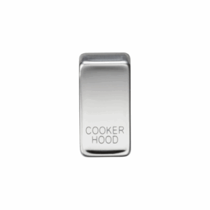 Knightsbridge Polished Chrome Switch cover marked COOKER HOOD
