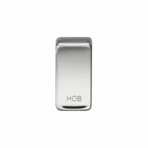 Knightsbridge Polished Chrome Switch cover marked HOB