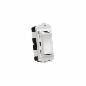 Knightsbridge White 20AX DP module with LED indicator