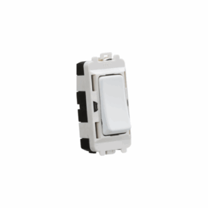 Knightsbridge Matt White 20AX 2 way SP module (centre off )-