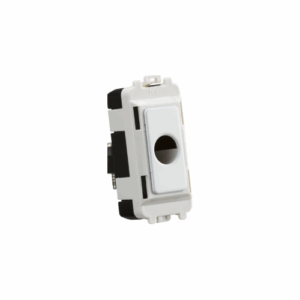Knightsbridge Matt White Flex outlet module (up to 10mm)