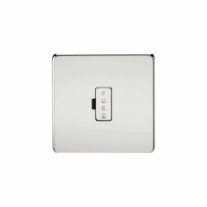 Knightsbridge Screwless Polished Chrome 13A Fused Spur Unit