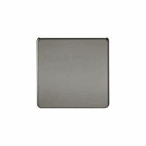 Knightsbridge Black Nickel 1G Blanking Plate
