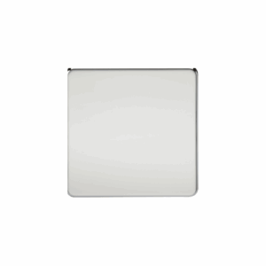 Knightsbridge Screwless Polished Chrome 1G Blanking Plate