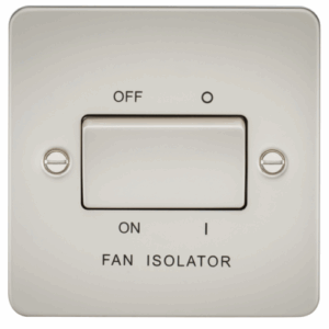 Knightsbridge Pearl 10A Fan Isolator Switch