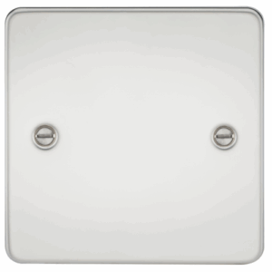 Knightsbridge Flat Plate Polished Chrome 1G Blanking Plate