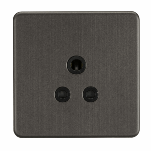 Knightsbridge Smoked Bronze 5A Unswitched Socket