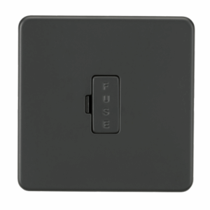 Knightsbridge Anthracite 13A Fused Spur Unit