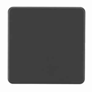 Knightsbridge Anthracite 1G Blanking Plate