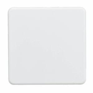 Knightsbridge Matt White 1G Blanking Plate