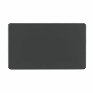 Knightsbridge Anthracite 2G Blanking Plate