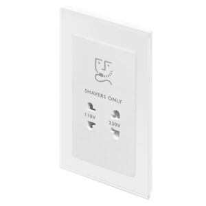 Retrotouch Crystal PG Shaver Socket White