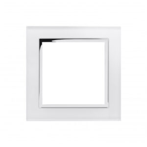 Retrotouch Crystal CT 1 Gang Blank Plate White