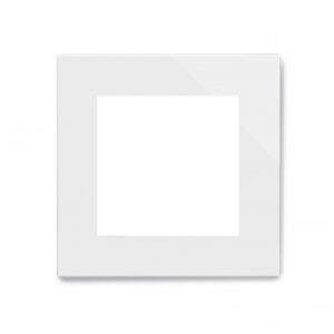 Retrotouch Crystal PG 1 Gang Blank Plate White