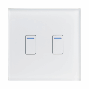 Retrotouch Crystal Touch Switch 240v 2G 2W (White)