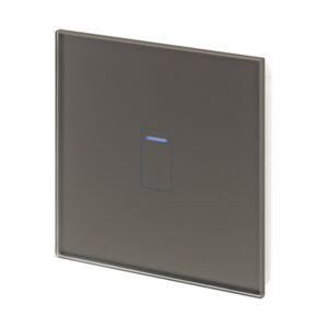 Retrotouch Crystal Touch Dimmer Switch 1G - Grey