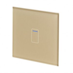 Retrotouch Crystal Touch Dimmer Switch 1G - Brass