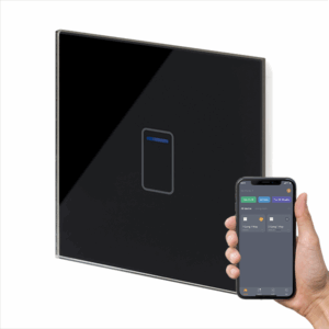 Retrotouch Crystal+ Touch WIFI Switch 1G - Black