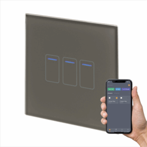 Retrotouch Crystal+ Touch WIFI Switch 3G - Grey