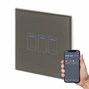 Retrotouch Crystal+ Touch Dimmer WIFI Switch 1G - Grey