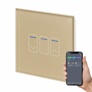 Retrotouch Crystal+ Touch Dimmer WIFI Switch 1G - Brass