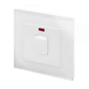Retrotouch Crystal PG 20A DP Switch with Neon White